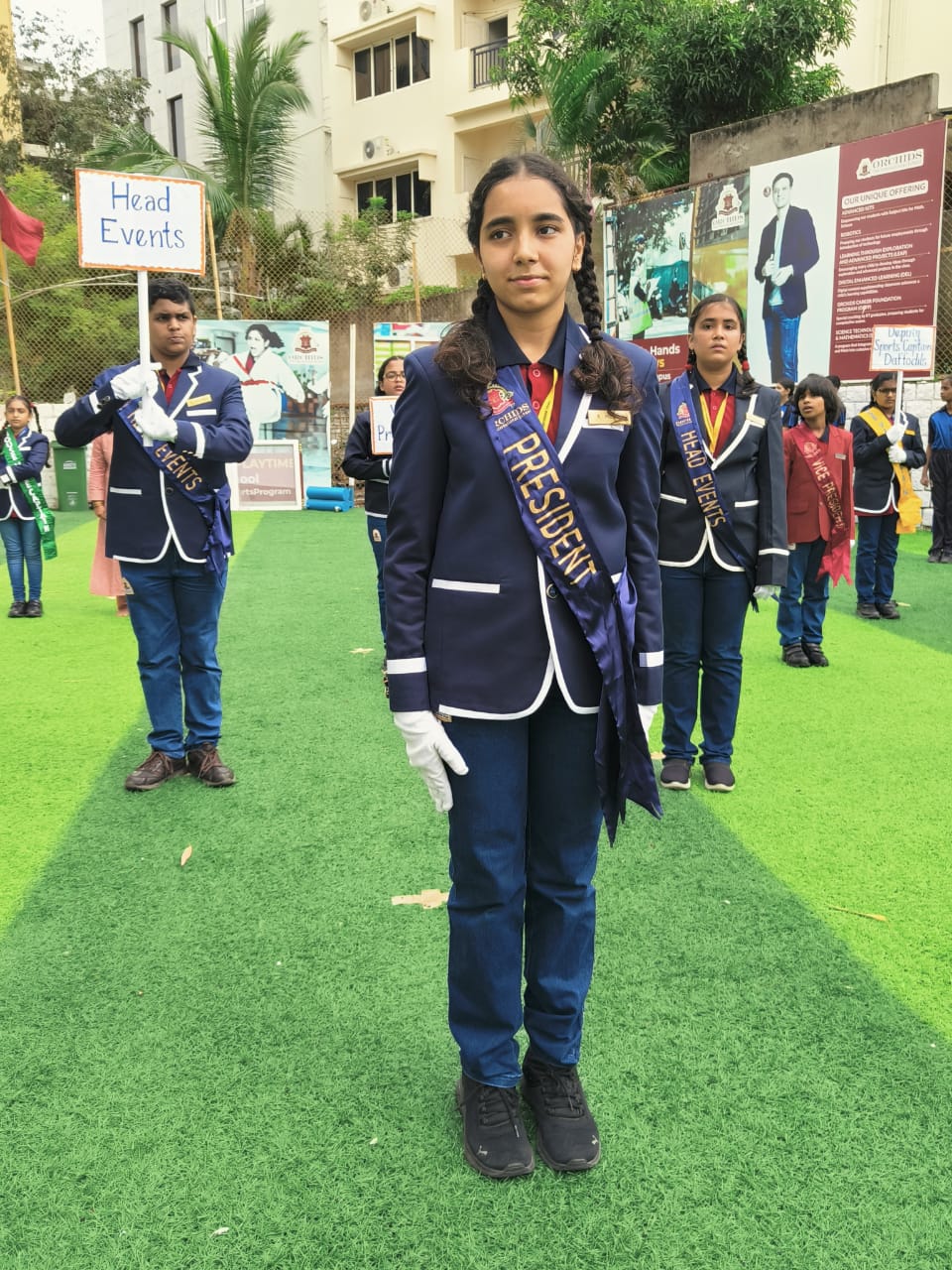 Akanksha Dholwani supporting OIS Jubilee Hills - Habitat for Heroes Initiative